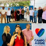 Inauguração de pavimentação no Distrito de Luziápolis